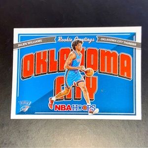 Jalen Willams Rookie Greetings - 2022-23 Panini Hoops #12